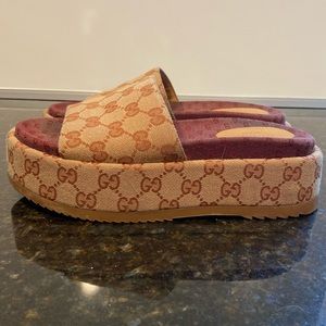 Women’s Gucci Platform Slides